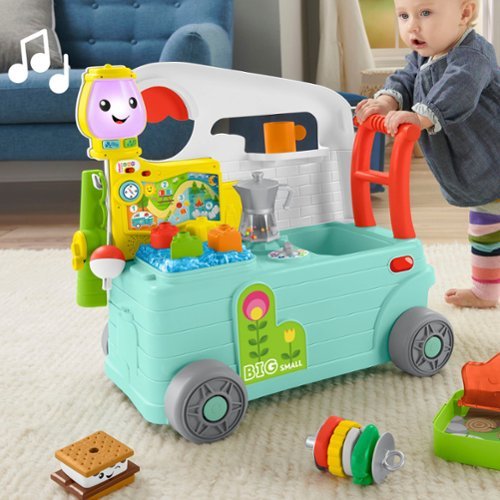 Fisher-Price Laugh & Learn 3-in-1 On-the-Go Camper - Multi WORLDWIDE DELIVERY