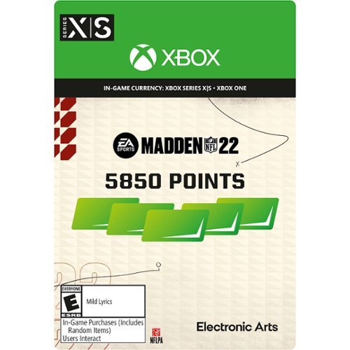  Madden NFL 22 5,850 Points - Xbox Series X, Xbox Series S, Xbox One [Digital]