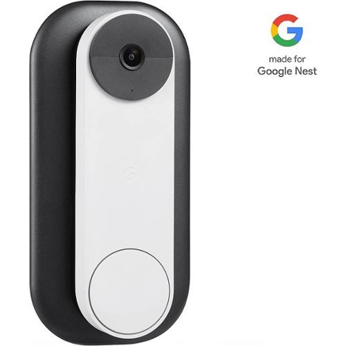 Wasserstein Wall Plate for Google Nest Doorbell (battery) - Black GLOBAL SHIPPING