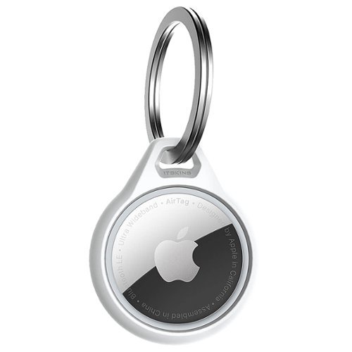 Itskins - Air Solid Cover Keychain for Apple AirTag - White