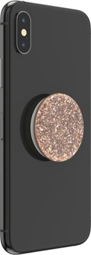 PopSockets PopGrip Premium Cell Phone Grip & Stand - Foil Confetti Rose Gold GLOBAL SHIPPING