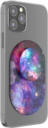 PopSockets MagSafe PopGrip Universal Magnetic Grip & Stand with Adapter Ring for Cell Phones - Blue Nebula WORLDWIDE DELIVERY
