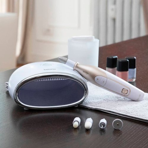 Beurer Electric Manicure/Pedicure Set - White & Gold WORLDWIDE DELIVERY
