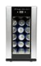 Frigidaire - Retro 4-Bottle Wine Cooler - 12L capacity - Silver-Front_Standard
