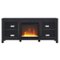 Camden&Wells - Foster Crystal Fireplace TV Stand for TVs Up to 65" - Charcoal Gray-Front_Standard