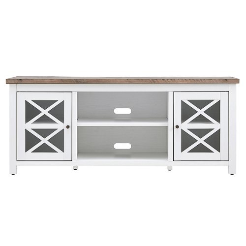 Camden&Wells - Colton TV Stand for TVs Up to 65" - White/Gray Oak