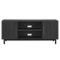 Camden&Wells - Julian TV Stand for TVs Up to 65" - Charcoal Gray-Front_Standard