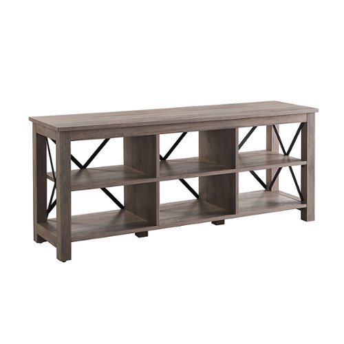 Camden&Wells - Sawyer TV Stand for TVs up to 65" - Gray Oak