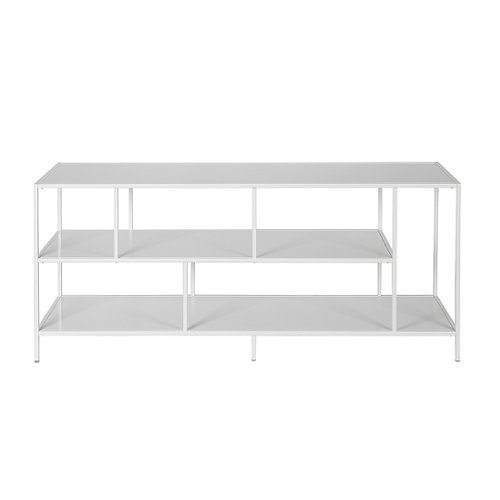 Camden&Wells - Winthrop TV Stand for TVs Up to 60" - Matte White/Metal