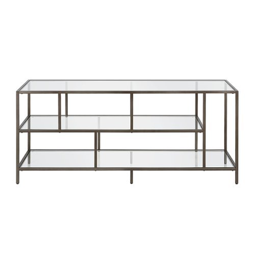Camden&Wells - Winthrop TV Stand for TVs Up to 60" - Aged Steel/Glass