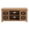 Camden&Wells - Colton Log Fireplace TV Stand for TVs Up to 55" - Golden Oak-Front_Standard