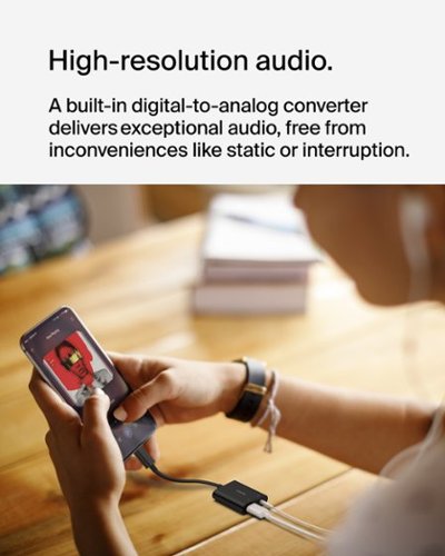 Belkin 3.5mm Audio & USB-C Adaptor - Fast Charge Compatible USB-C Audio Adaptor for iPad Pro, Galaxy, Pixel, OnePlus & More - Black WORLDWIDE DELIVERY