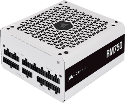 Image of CORSAIR - RM Series RM750 750W ATX 80 PLUS GOLD Certified Fully Modular Power Supply - White