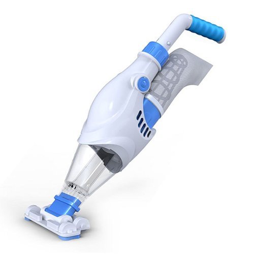Jleisure - Rechargeable Handheld Swimming Pool Vacuum Cleaner - White/Blue