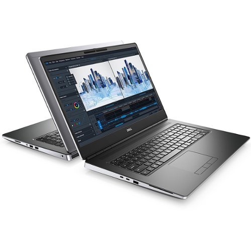 Dell - Precision 7000 17.3" Laptop - Intel Core i7 - 32 GB Memory - NVIDIA RTX A3000 - 512 GB SSD - Gray