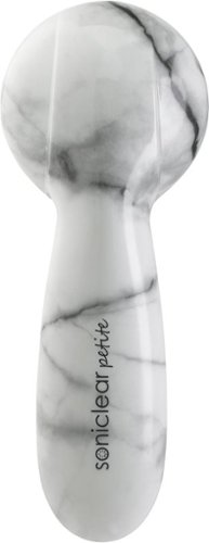 MICHAEL TODD BEAUTY Soniclear Cleansing Brush - White Marble GLOBAL SHIPPING