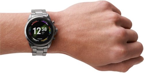 Fossil Gen 6 Smartwatch 44mm Stainless Steel - Smoke - (2021) WORLDWIDE DELIVERY