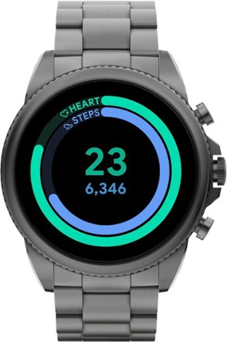 Fossil Gen 6 Smartwatch 44mm Stainless Steel - Smoke - (2021) GLOBAL SHIPPING