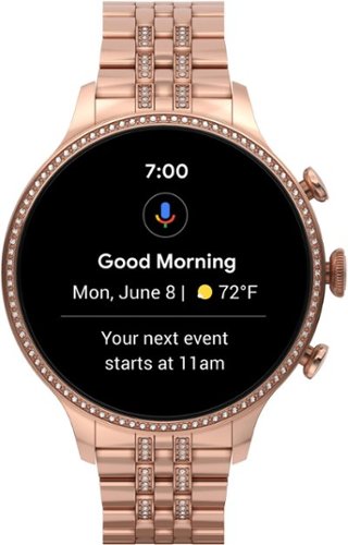 Fossil Gen 6 Smartwatch 42mm Stainless Steel - Rose Gold-Tone WHERE TO BUY