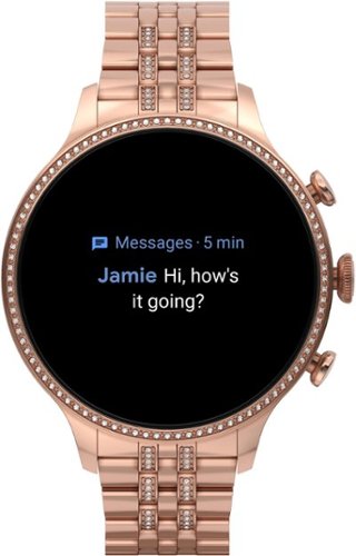 Fossil Gen 6 Smartwatch 42mm Stainless Steel - Rose Gold-Tone SHOP ONLINE