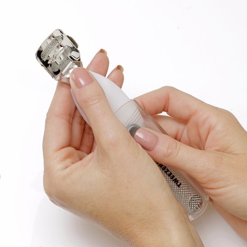 Tweezerman Safety Slide Callus Shaver & Rasp - White/Silver HOW TO BUY