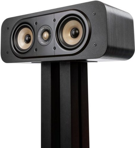 Polk Audio - Signature Elite ES30 Hi-Res Center Channel Speaker - Stunning Black