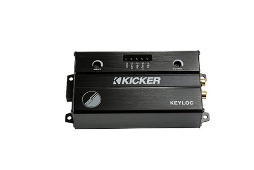 KICKER - DSP-Powered 2-Channel Line Output Converter - Black