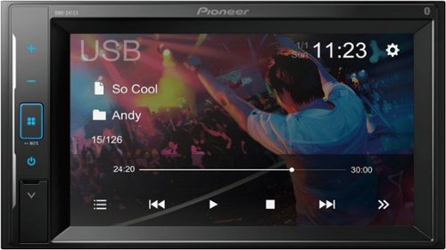 Pioneer - 6.2" Bluetooth Digital Media Receiver - Black
