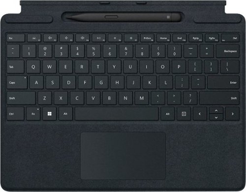Microsoft - Surface Pro Signature Keyboard for Pro X, Pro 8 and Pro 9 with Surface Slim Pen 2 - Black