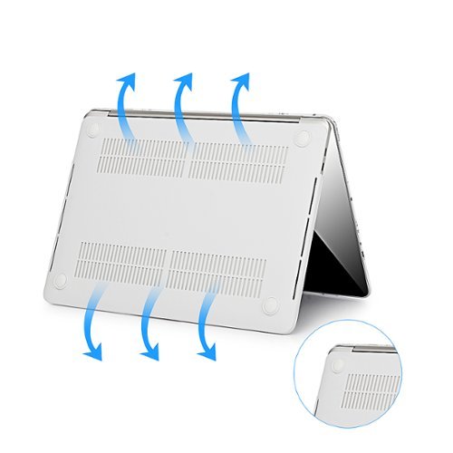 Techprotectus Macbook PRO 13 case for M1,A2238,A2289,A2251, A2159,A1989, A1706, A1708 M2 2022 A2338 - White HOW TO BUY