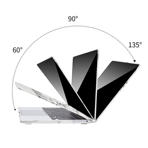 Techprotectus Macbook PRO 13 case for M1,A2238,A2289,A2251, A2159,A1989, A1706, A1708 M2 2022 A2338 - White BUY IN MIDDLE EAST