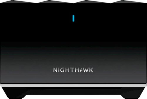 NETGEAR - Nighthawk AX3600 Tri-Band Mesh Wi-Fi 6 Satellite - Black