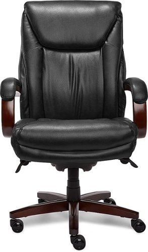 

La-Z-Boy - Edmonton Big and Tall Bonded Leather Executive Office Chair - Black
