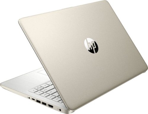 HP 14 Laptop - Intel Celeron - 4GB Memory - 64GB eMMC - Pale Gold WORLDWIDE DELIVERY