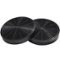 GE - Range Hood Charcoal Filter – 2 pack - Black-Front_Standard