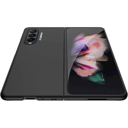 SaharaCase Hard Shell Silicone Case for Samsung Galaxy Z Fold3 5G - Black GLOBAL SHIPPING