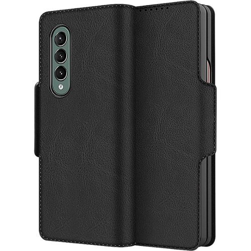 SaharaCase Leather Folio Wallet Case for Samsung Galaxy Z Fold3 5G - Black WORLDWIDE DELIVERY