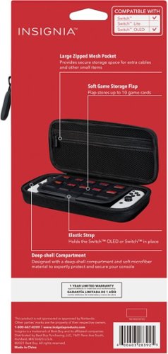 Insignia™ Universal Go Case + for Switch and Switch OLED - Black BUY IN MIDDLE EAST