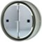 Zephyr - Duct 7 in. Low-Profile Round Damper with Collar for Range Hood - White-Front_Standard