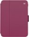 Speck - Balance Folio Case with Microban for Apple iPad mini (A17 Pro) and Apple iPad mini (6th Generation 2021) - Verry Berry Red / Slate Grey-Front_Standard