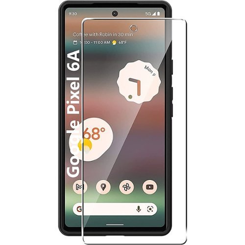 

SaharaCase - ZeroDamage Ultra Strong+ Tempered Glass Screen Protector for Google Pixel 6a - Clear