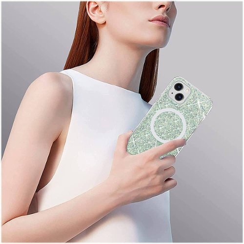SaharaCase Sparkle Case with MagSafe for Apple iPhone 13 mini - Clear, Teal, Green GLOBAL SHIPPING
