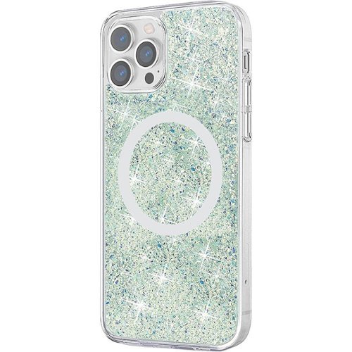 SaharaCase - Sparkle Case with MagSafe for Apple iPhone 13 Pro - Clear, Teal, Green