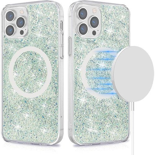 SaharaCase Sparkle Case with MagSafe for Apple iPhone 13 Pro - Clear, Teal, Green WORLDWIDE DELIVERY