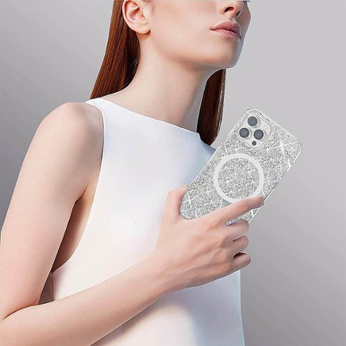SaharaCase Sparkle Case with MagSafe for Apple iPhone 13 Pro - Clear, Silver HOW TO BUY