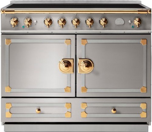 La Cornue - 110 Induction Range Stainless Steel with Stainless Steel & Polished Brass - Multi