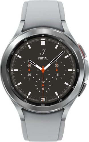 Samsung - Geek Squad Certified Refurbished Galaxy Watch4 Classic Stainless Steel Smartwatch 46mm BT - Silver