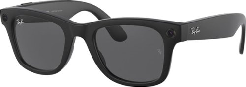 Ray-Ban - Stories Wayfarer Smart Glasses 50mm - Matte Black/Dark Grey