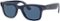 Ray-Ban - Stories Wayfarer Smart Glasses 50mm - Shiny Blue/Dark Blue Polarized-Front_Standard