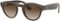 Ray-Ban - Stories Round Smart Glasses - Shiny Brown/Brown Gradient-Front_Standard 